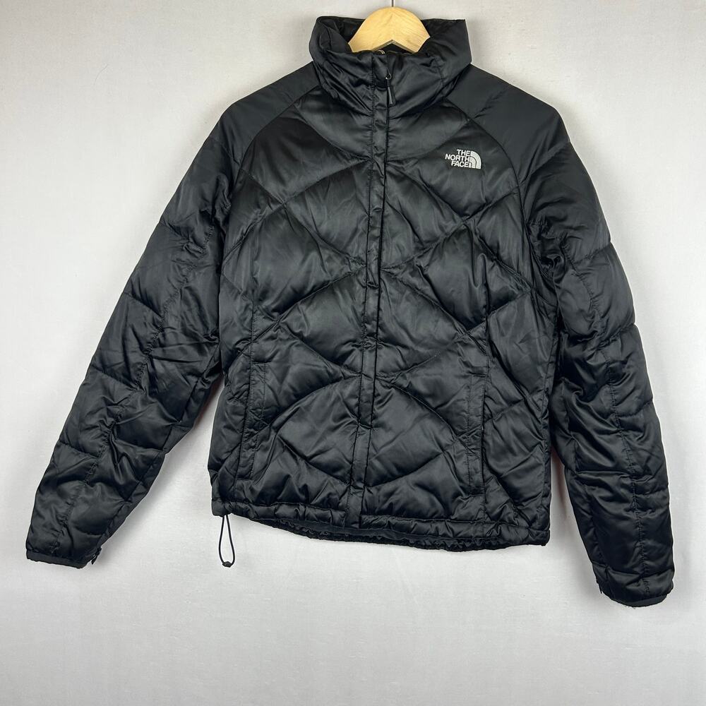 The North Face Aconcagua Black Down Puffer Jacket Full Zip AMUW Women's Size M